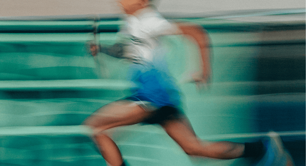 Runners moving through Budapest during the LatteRace festival weekend